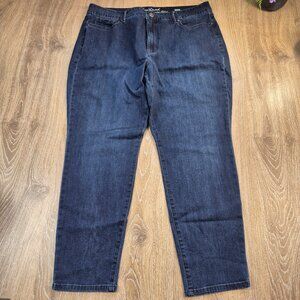 Gloria Vanderbilt Jessa Plus Sz 18 Jeans Curvy Skinny Slimming Effect Stretch